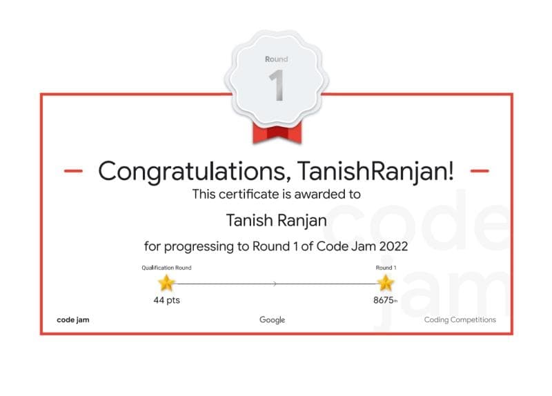 Code Jam 2022